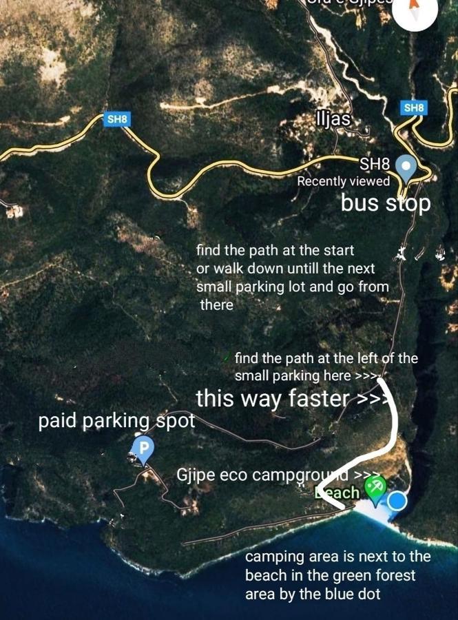 Gjipe Eco Campground Vuno Εξωτερικό φωτογραφία